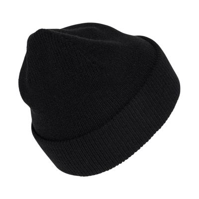 2. adidas Essentials Label Black Beanie KG9578