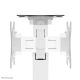 13. Neomounts DS70-250WH1 Monitor Holder/Stand 88.9 cm (35") Desk White
