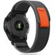 Tech-Protect Nylon Strap for Garmin Fenix 3 / 5X / 3HR / 5X Plus / 6X / 6X Pro / 7X - Black-Orange