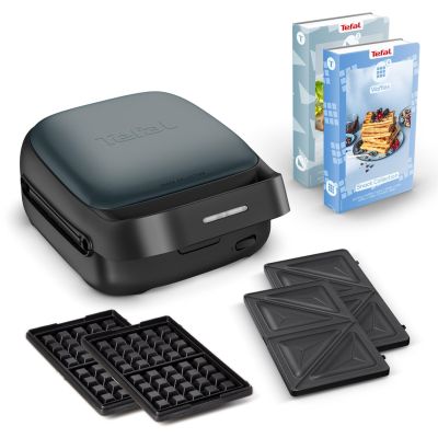 4. Tefal SW862BF0 Toaster 700W Black, Dark Green
