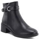Women's leather ankle boots with insulated sole, black Sergio Leone BT-25-S
