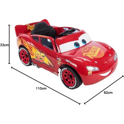 5. Cars Lightning McQueen Huffy 17348W Electric Ride-On Car for Children