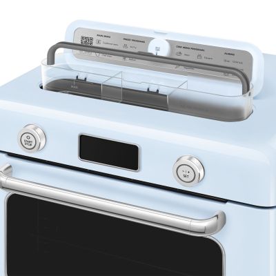 10. Smeg COF01PBEU Small Blue Steam Oven Buttons, Rotary