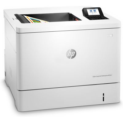 3. HP Color LaserJet Enterprise M554dn Printer, Printing, Front-facing USB printing; Duplex printing