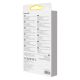 6. Baseus Metal Gleam Series multifunctional USB HUB 7in1 Type C HDMI TF PD card reader gray (WKWG020113)