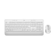 Logitech Signature MK650 Combo For Business Keyboard Mouse Included Office Bluetooth QWERTZ German White