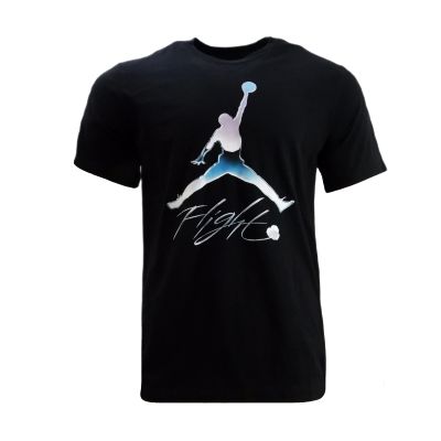 Air Jordan Graphic Crew Flight Tee Men's Sports T-Shirt Black - DV8414-010