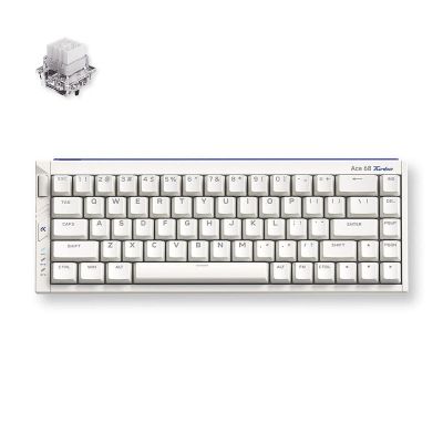 3. MCHOSE MC-ACE68TURBO-6 Gaming Keyboard USB White