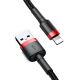 5. Baseus Cafule USB-A / Lightning 2.4A QC 3.0 cable 0.5 m - black and red