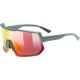 Uvex sportstyle 235 Multisports Glasses Unisex Half-Rim Green, Red