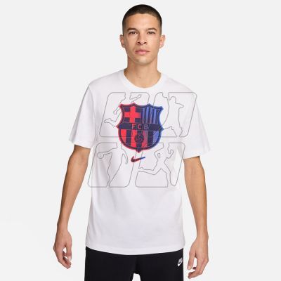 Nike FC Barcelona Crest Tee M FV8566-100