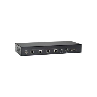 LevelOne HVE-9214PTHDMI O.CAT.5 TRANSM. IEEE-802.3af PoE compatible for easy use and installation, easy plug-and-play installation, built-in EDID Hotplug detection, EDID priority management of HDMI outputs