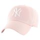 47 Brand New York Yankees Clean Up Cap B-RGW17GWSNL-PK Pink One size