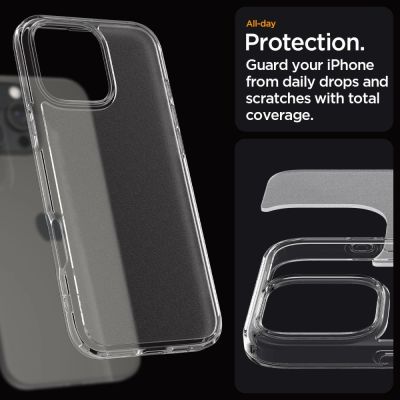 13. Spigen Ultra Hybrid Case for iPhone 16 Pro Max - Clear