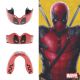 5. OZ-TT "Extro Marvel Deadpool" Mouthguards Red and Black SENIOR