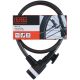 11. BICYCLE LOCK WITH CABLE LOCK 10x900MM WITH HANDLE BLACK+DECKER