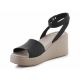 4. Crocs Brooklyn Ankle Strap Wedge W 209406-07H sandals
