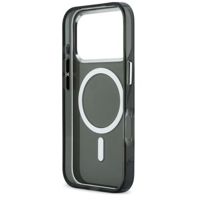 7. Karl Lagerfeld Karl & Choupette Back MagSafe Case for iPhone 17 Pro Max - Black