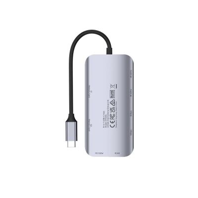 4. UNITEK ACTIVE HUB USB-C 2X HDMI, SD READER, 4K, RJ-45, PD 100W, 5 GBPS