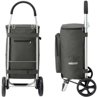 3. PREMIUM Shopping Trolley GREY SEMI LINE