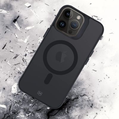 7. 3mk Smoke MagCase with MagSafe for iPhone 15 Pro Max - Semi-Transparent