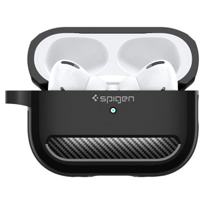 4. Spigen Rugged Armor Case for Apple AirPods Pro 1 / 2 - Matte Black