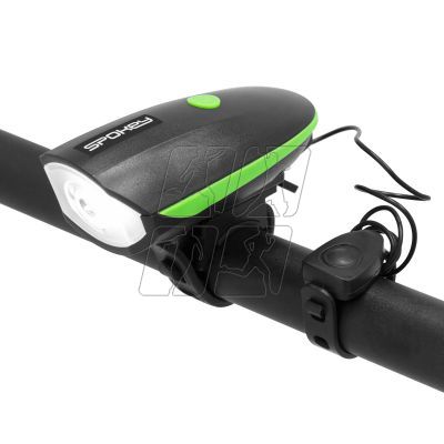 9. Spokey Raini SPK-942714 bicycle light with horn