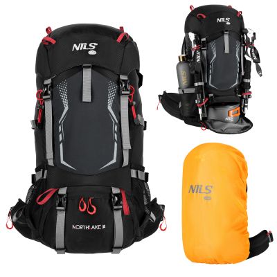 2. NC1993 NORTHLAKE BLACK TOURIST BACKPACK 30L+10 NILS CAMP