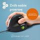37. Ergonomic mouse for right-handed users R-Go Pele HE USB large black/silver retail