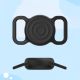 4. AirTag silicone waterproof case for dog or cat collar - black