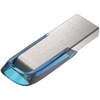 5. SANDISK USB 3.0 ULTRA FLAIR DRIVE 128GB BLUE 150MB/s