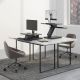 8. Maclean MC-882 Desk Stand for Keyboard, Monitor, or Laptop. For sitting and standing work. Gas spring. Black.