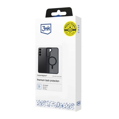 3. 3mk Smoke MagCase for Samsung Galaxy S23 5G - Black