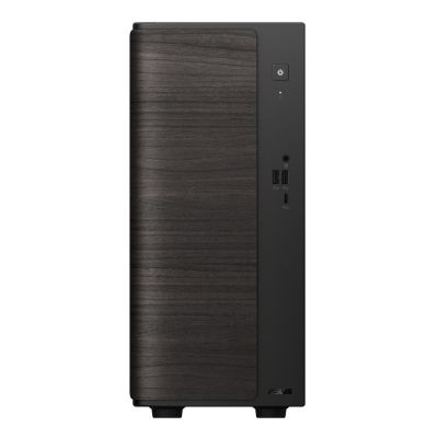 ASUS V500 Mini Tower V501MV-05210H052W Intel Core 5 210H 8GB DDR5-SDRAM 512GB SSD Windows 11 Home PC Black, Wood