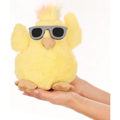 17. CHICKEN WITH GLASSES 19CM SPRING DECORATION