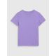 5. Girls' regular printed T-shirt 4F 4FJWSS25TTSHF2176-51S