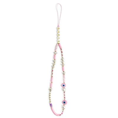 2. Guess pendant GUSTSHPP Phone Strap pink/pink Beads Shell