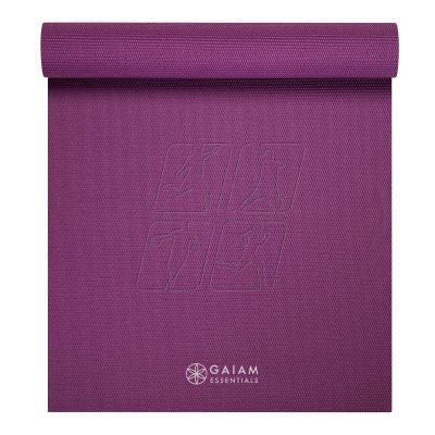 Gaiam Essentials 6 mm Yoga Mat with strap 63313