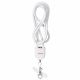 Activejet 3-in-1 white lanyard with charging cable. Available with various connectors: USB-C, Lightning Adapter, USB-A.