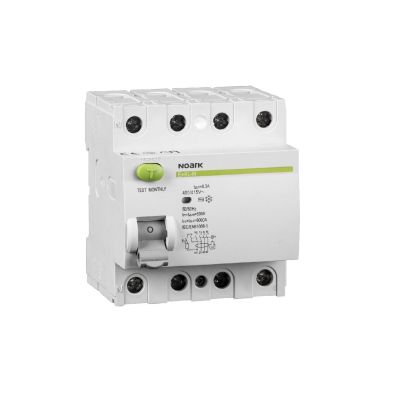 Noark Ex9L-N 4P 40A 30mA differential circuit breakers