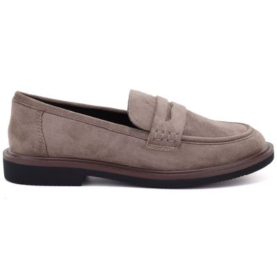 2. Women's suede lords shoes beige Vinceza 62335