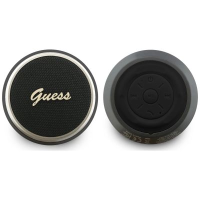 2. Guess 5W Script Metal Logo Bluetooth Speaker - Black