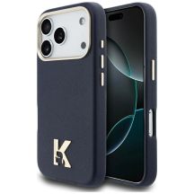 Karl Lagerfeld Karl Head Logo MagSafe Case for iPhone 17 Pro Max - Blue