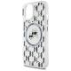6. Karl Lagerfeld IML Monogram Karl & Choupette Head MagSafe iPhone 15 Case - Clear