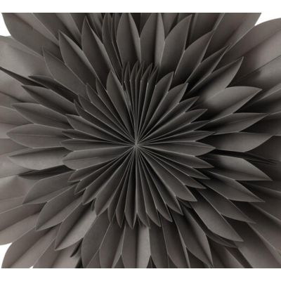 6. DECORATIVE HANGING PAPER STAR 3D 50CM GRAY