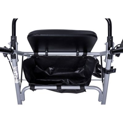 8. The four-wheeled aluminum support makes it easier