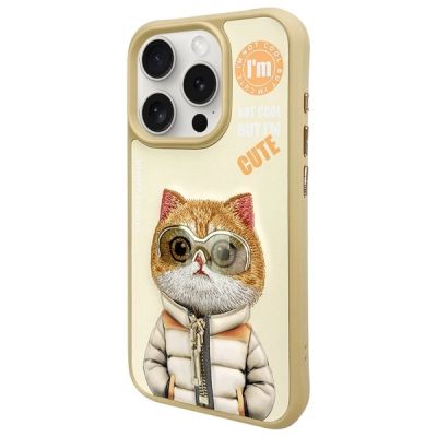 2. Nimmy Cool&Cute 2.0 Cat Case for iPhone 15 Pro - Green