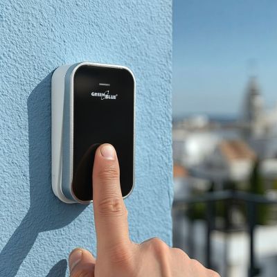 11. GREENBLUE WIRELESS BATTERY-FREE KINETIC DOORBELL GB157 B
