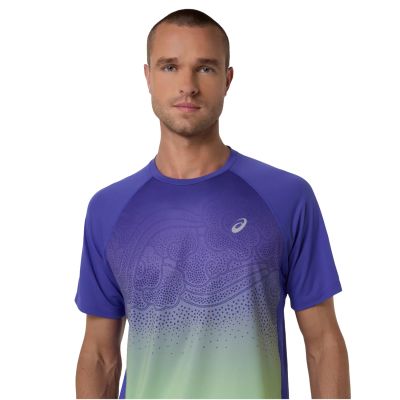 3. ASICS Road Fade SS Top 2011D512-401 Blue L