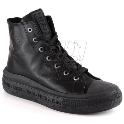 4. Lace-up insulated sneakers Big Star W INT1902B black